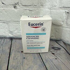 Eucerin Advanced Cleansing Soap Free Body Bar pH5 Buffer DrySensitive Skin 3.5oz